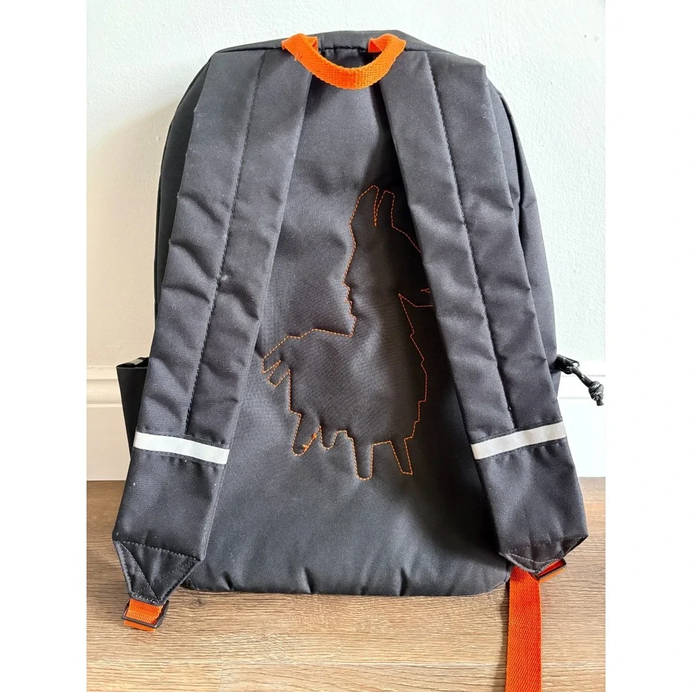 Fortnite Black & Orange Flame Backpack 15